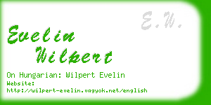 evelin wilpert business card